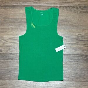 Maeve Emerald Green Sleeveless Top Size: Medium